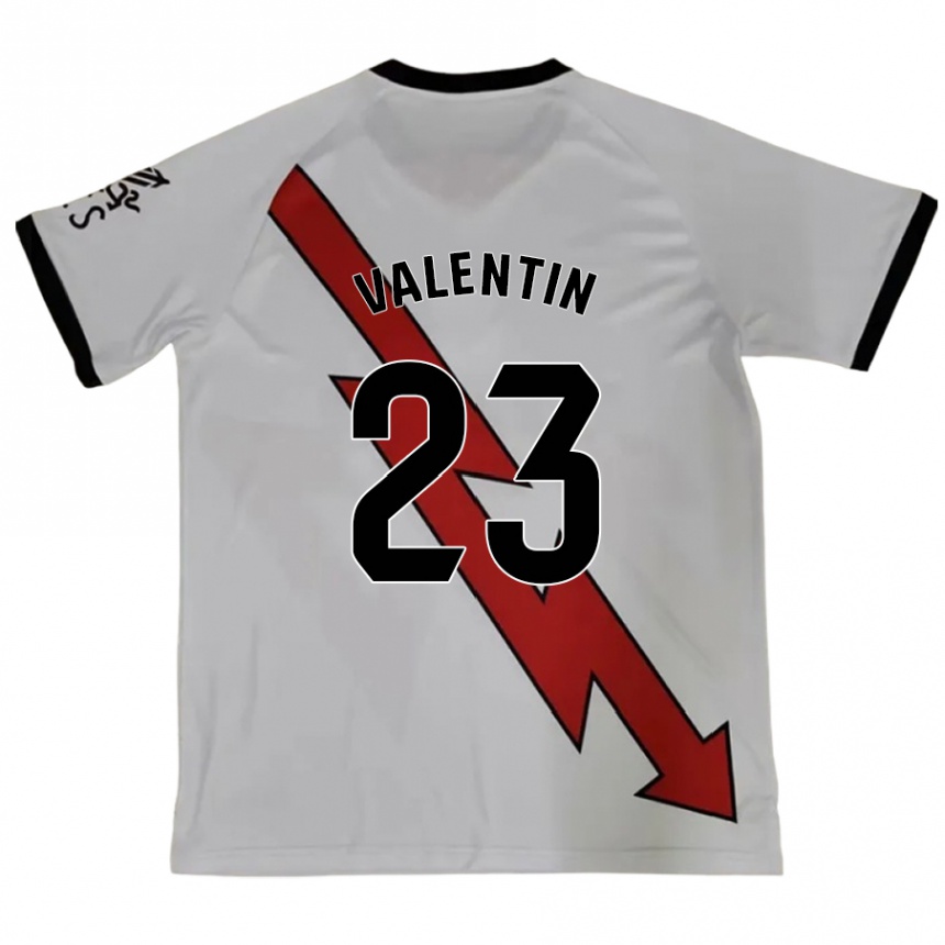 Niño Fútbol Camiseta Óscar Valentín #23 Rojo 2ª Equipación 2024/25