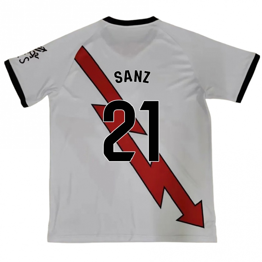 Niño Fútbol Camiseta Luismi Sanz #21 Rojo 2ª Equipación 2024/25