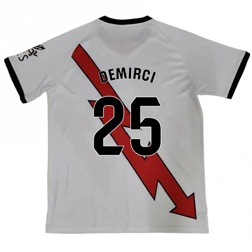 Niño Fútbol Camiseta Mert Demirci #25 Rojo 2ª Equipación 2024/25