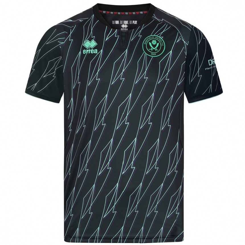 Niño Fútbol Camiseta Peyton Henderson #42 Negro Verde 2ª Equipación 2024/25