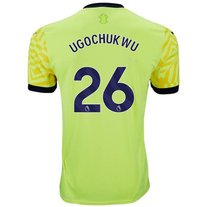 Niño Fútbol Camiseta Lesley Ugochukwu #26 Amarillo 2ª Equipación 2024/25