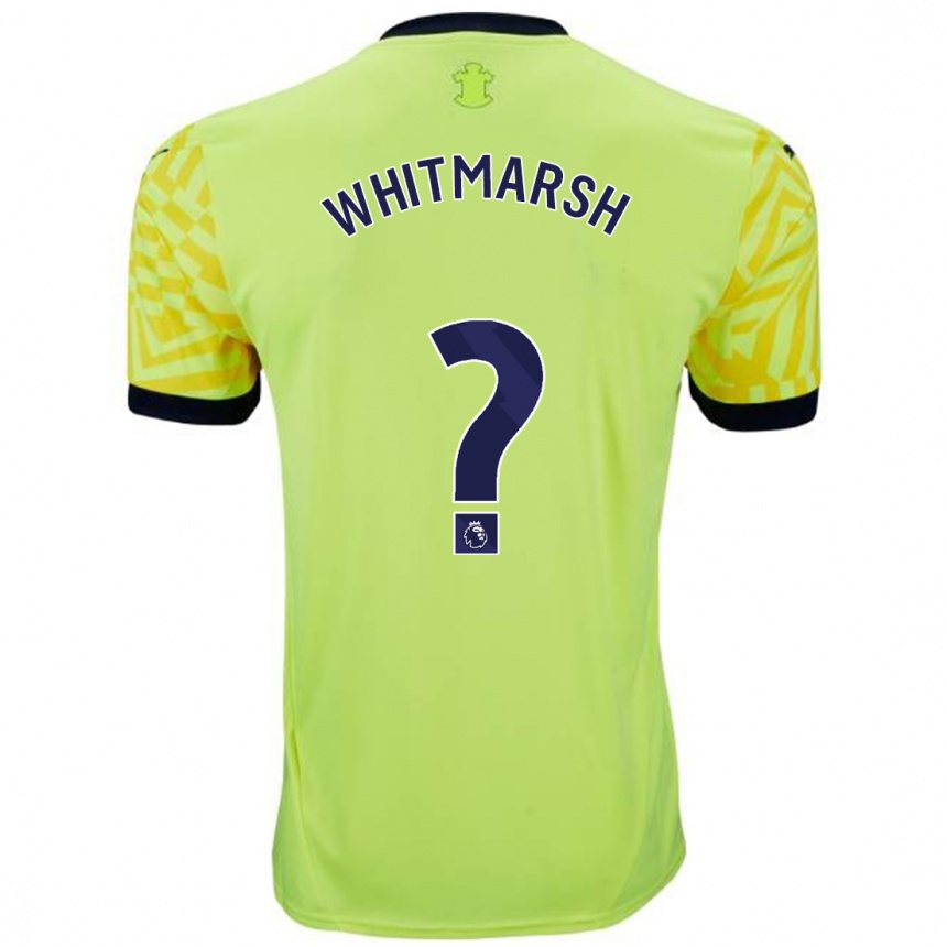 Niño Fútbol Camiseta Joe O'brien Whitmarsh #0 Amarillo 2ª Equipación 2024/25