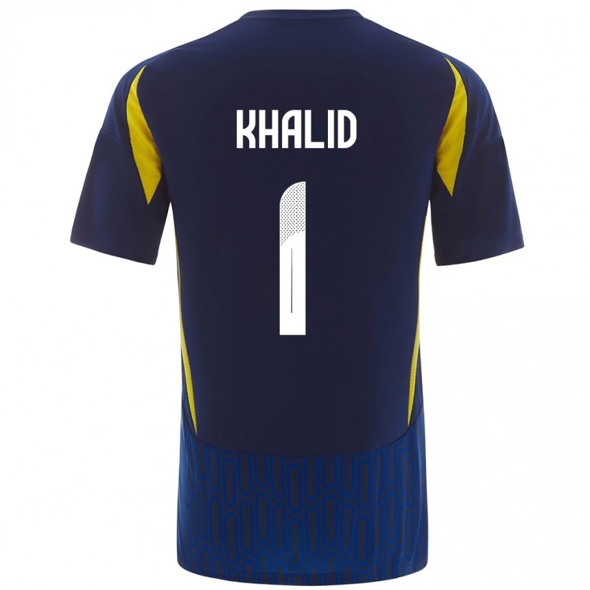 Niño Fútbol Camiseta Sara Khalid #1 Azul Amarillo 2ª Equipación 2024/25