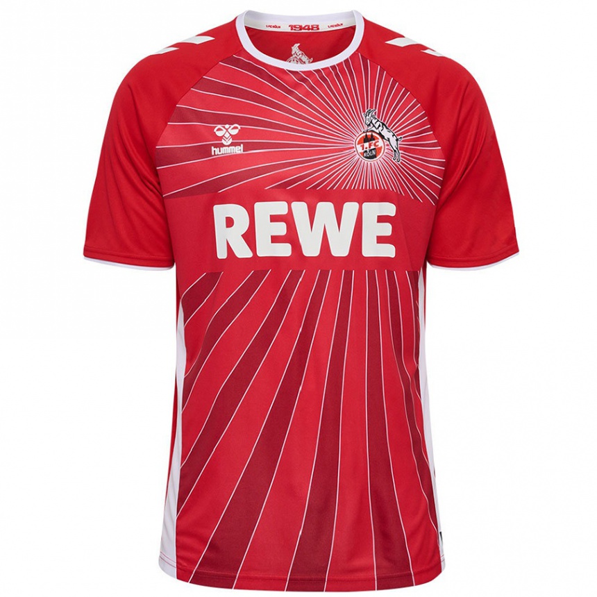 Niño Fútbol Camiseta Ben Haldenby #0 Rojo Blanco 2ª Equipación 2024/25