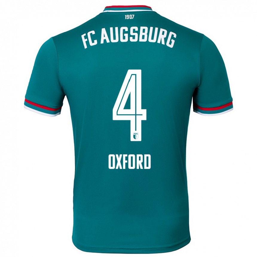 Niño Fútbol Camiseta Reece Oxford #4 Verde Oscuro 2ª Equipación 2024/25