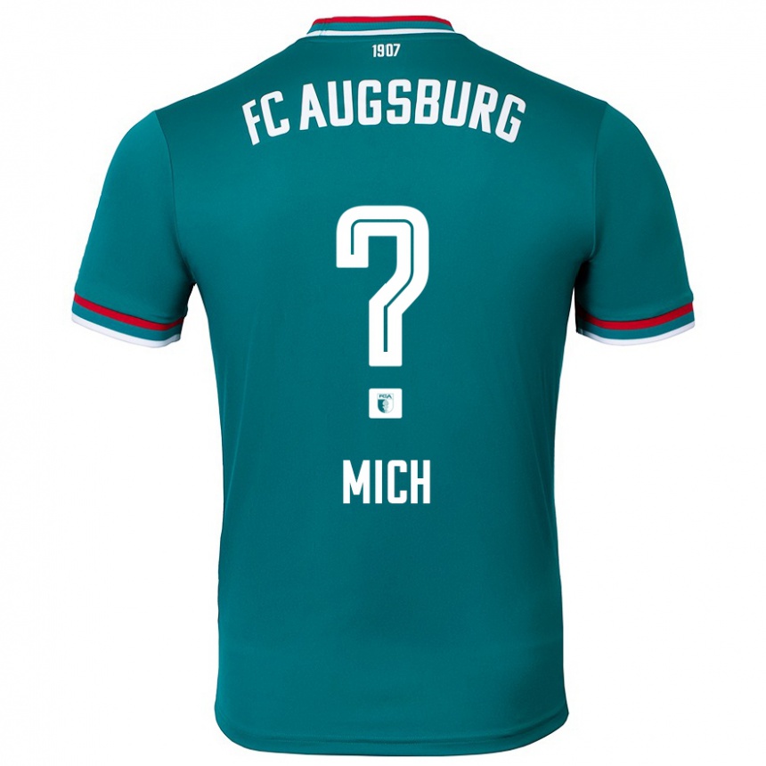 Niño Fútbol Camiseta Fabian Mich #0 Verde Oscuro 2ª Equipación 2024/25