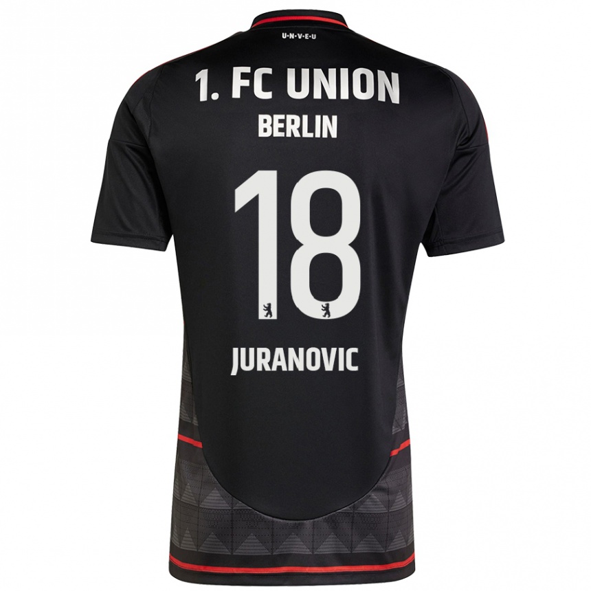 Niño Fútbol Camiseta Josip Juranovic #18 Negro 2ª Equipación 2024/25