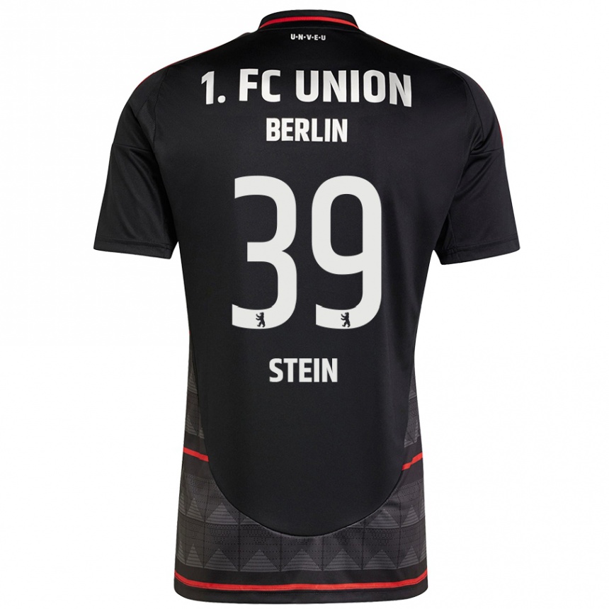 Niño Fútbol Camiseta Yannic Stein #39 Negro 2ª Equipación 2024/25