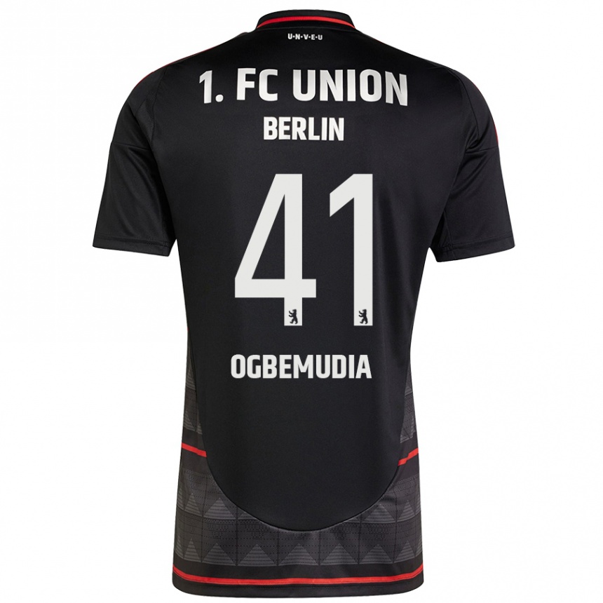 Niño Fútbol Camiseta Oluwaseun Ogbemudia #41 Negro 2ª Equipación 2024/25