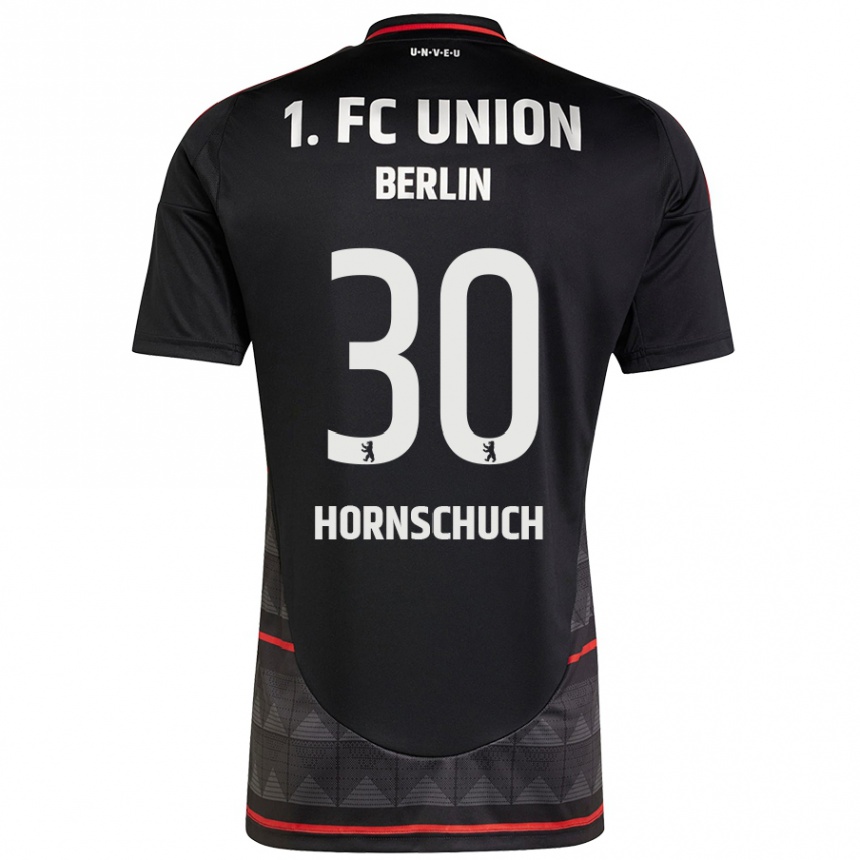 Niño Fútbol Camiseta Sarah Hornschuch #30 Negro 2ª Equipación 2024/25