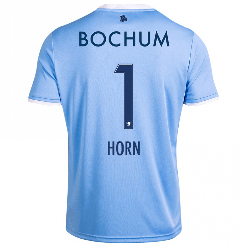 Niño Fútbol Camiseta Timo Horn #1 Azul Cielo 2ª Equipación 2024/25