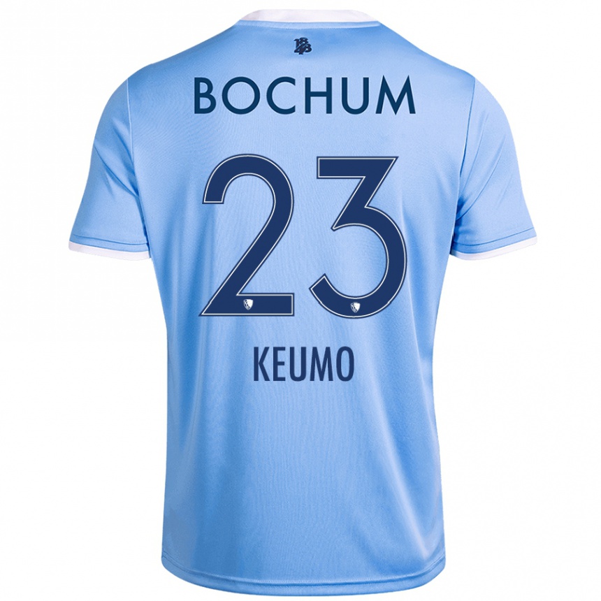 Niño Fútbol Camiseta Owono-Darnell Keumo #23 Azul Cielo 2ª Equipación 2024/25