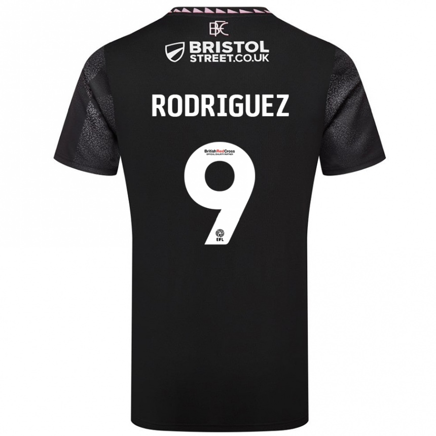 Niño Fútbol Camiseta Jay Rodríguez #9 Negro 2ª Equipación 2024/25