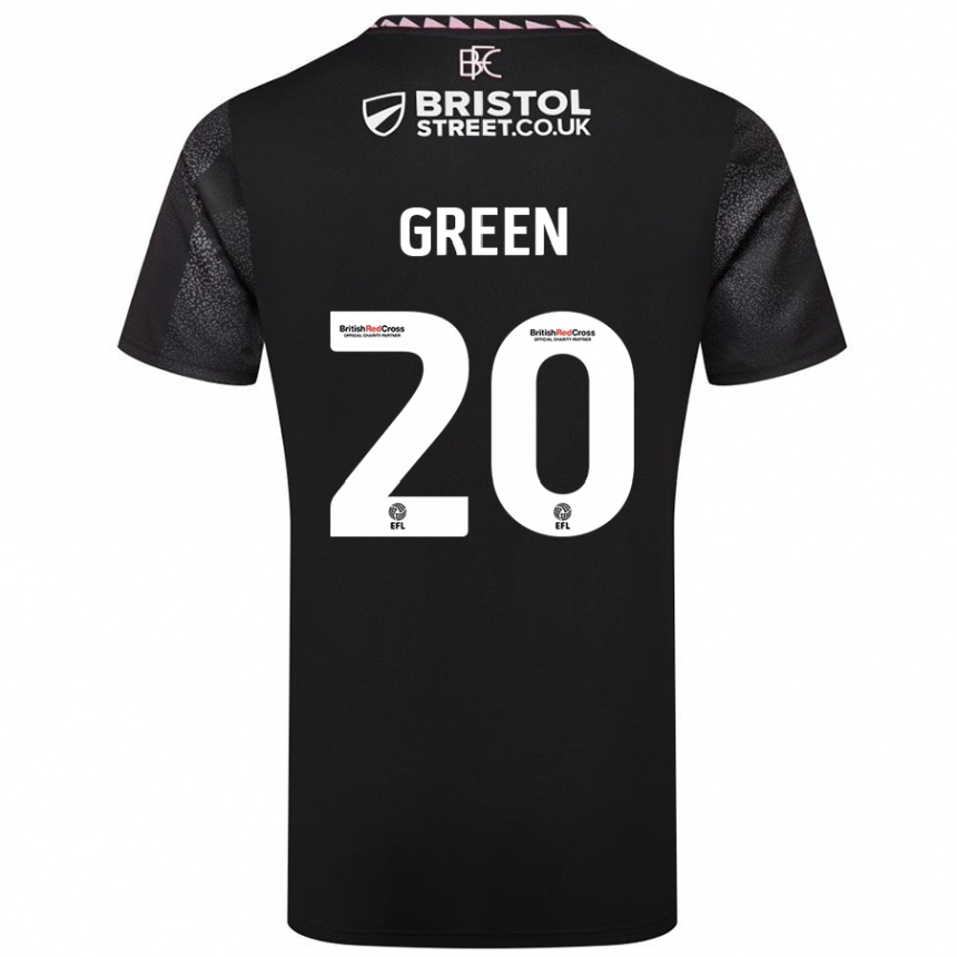 Niño Fútbol Camiseta Etienne Green #20 Negro 2ª Equipación 2024/25