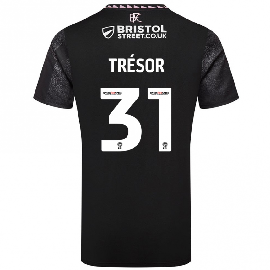 Niño Fútbol Camiseta Mike Trésor #31 Negro 2ª Equipación 2024/25