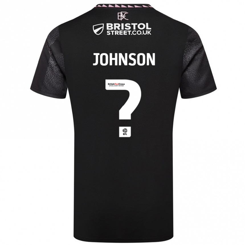 Niño Fútbol Camiseta Zach Johnson #0 Negro 2ª Equipación 2024/25