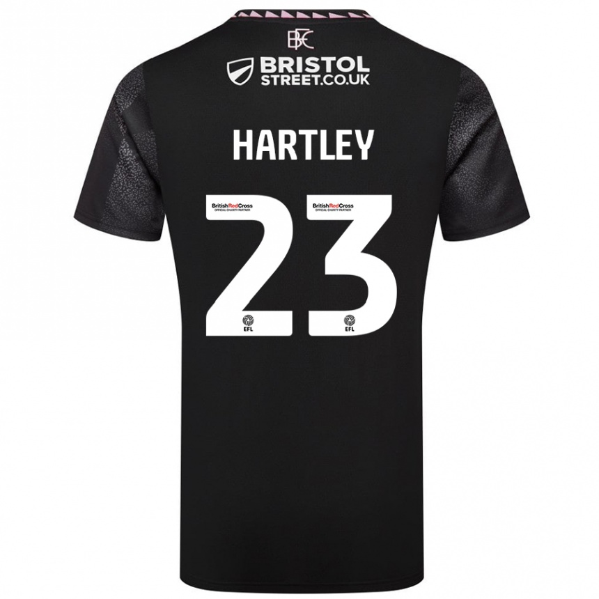 Niño Fútbol Camiseta Naomi Hartley #23 Negro 2ª Equipación 2024/25