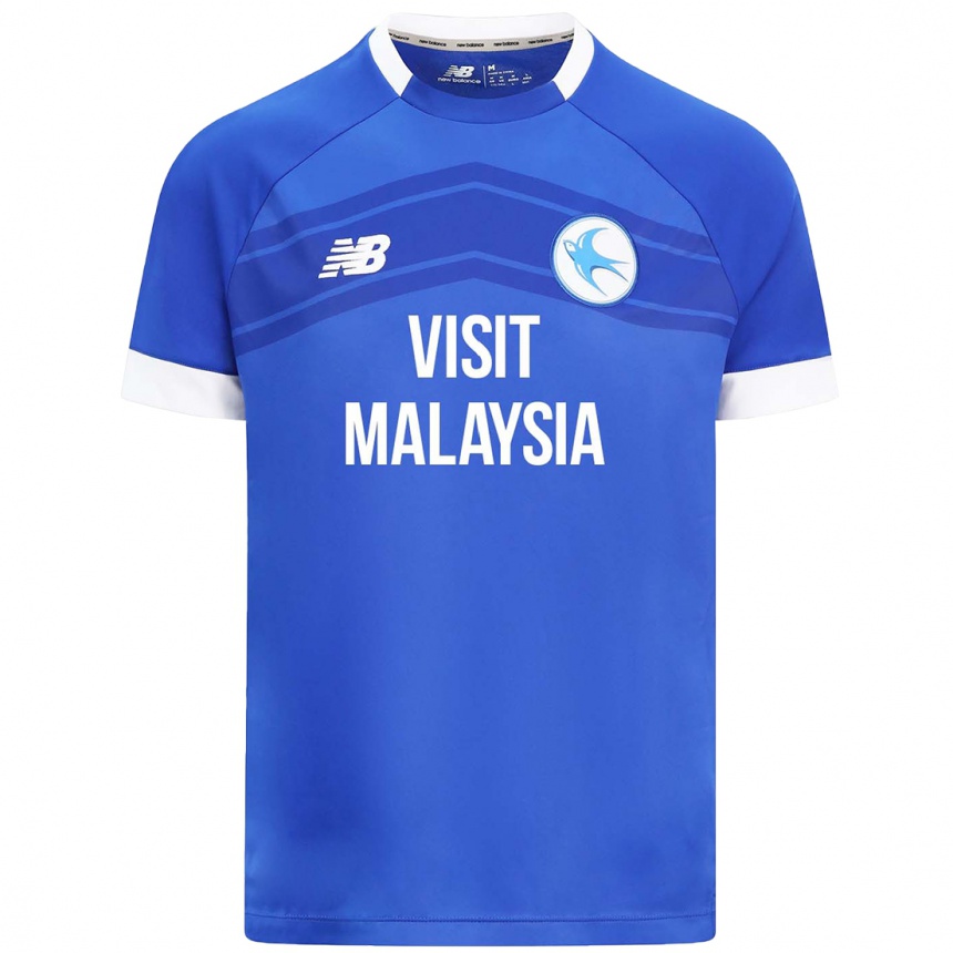 Hombre Fútbol Camiseta David Turnbull #14 Azul Cielo 1ª Equipación 2024/25