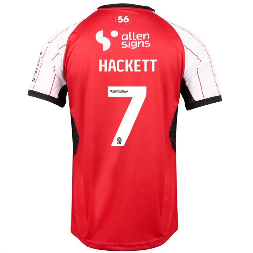 Hombre Fútbol Camiseta Reeco Hackett #7 Blanco 1ª Equipación 2024/25