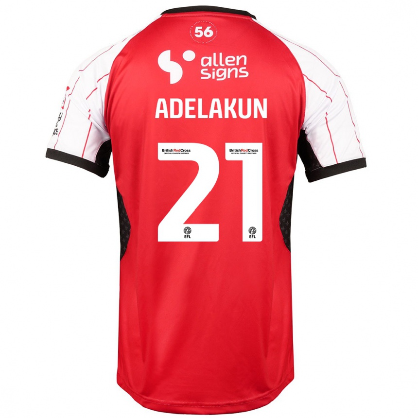 Hombre Fútbol Camiseta Hakeeb Adelakun #21 Blanco 1ª Equipación 2024/25