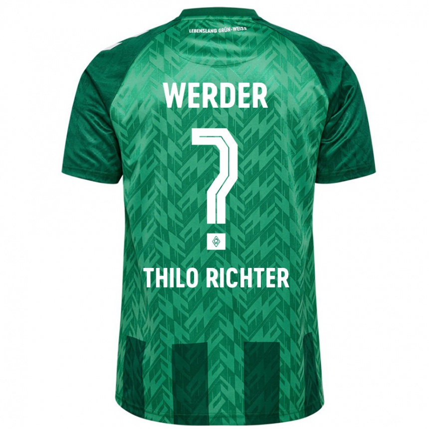 Hombre Fútbol Camiseta Jasper Thilo Richter #0 Verde 1ª Equipación 2024/25