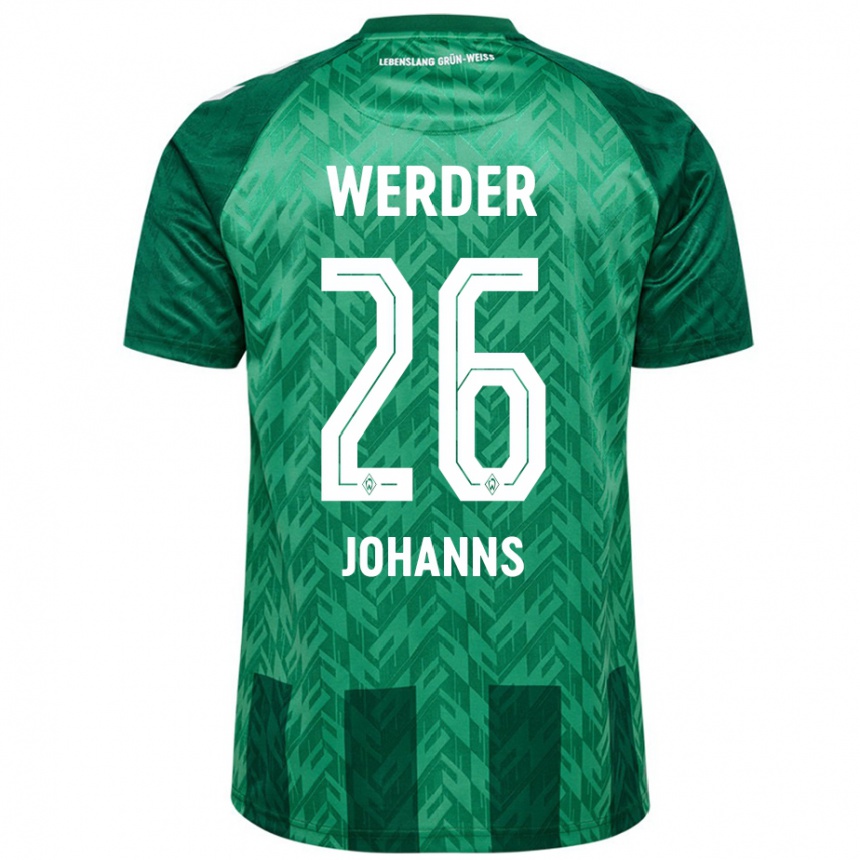 Hombre Fútbol Camiseta Lennart Johanns #26 Verde 1ª Equipación 2024/25