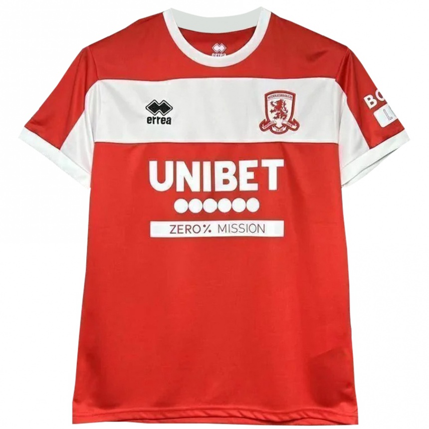 Hombre Fútbol Camiseta Emma Wallis #3 Rojo Blanco 1ª Equipación 2024/25