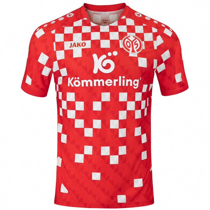 Hombre Fútbol Camiseta Dominik Pestic #26 Blanco Rojo 1ª Equipación 2024/25