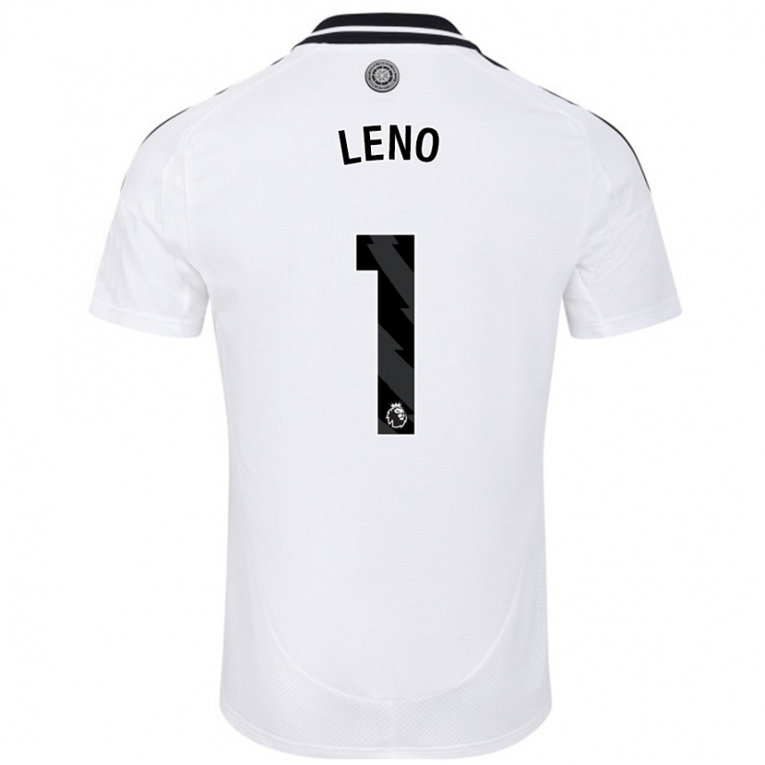 Hombre Fútbol Camiseta Bernd Leno #1 Blanco 1ª Equipación 2024/25