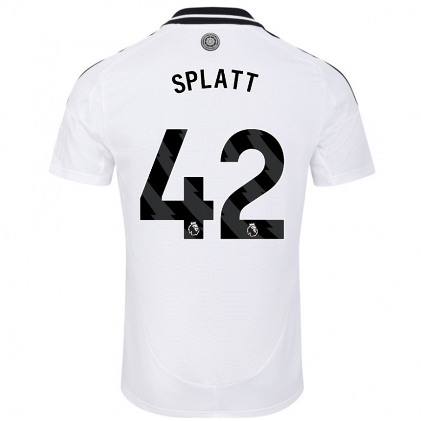 Hombre Fútbol Camiseta Delano Splatt #42 Blanco 1ª Equipación 2024/25