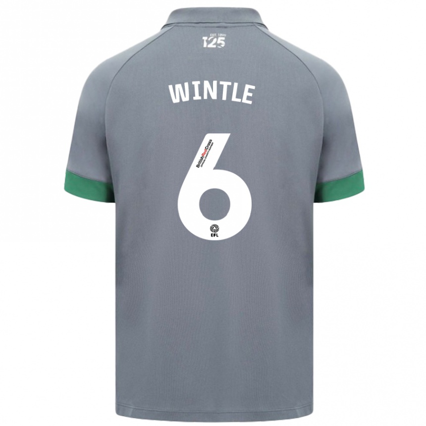 Hombre Fútbol Camiseta Ryan Wintle #6 Gris Oscuro 2ª Equipación 2024/25