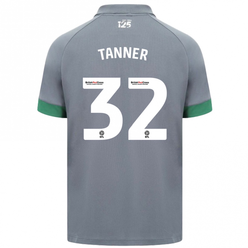 Hombre Fútbol Camiseta Ollie Tanner #32 Gris Oscuro 2ª Equipación 2024/25