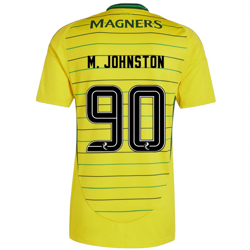 Hombre Fútbol Camiseta Mikey Johnston #90 Amarillo 2ª Equipación 2024/25