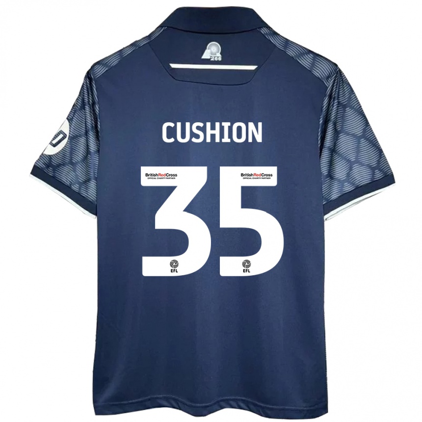 Hombre Fútbol Camiseta Owen Cushion #35 Negro 2ª Equipación 2024/25