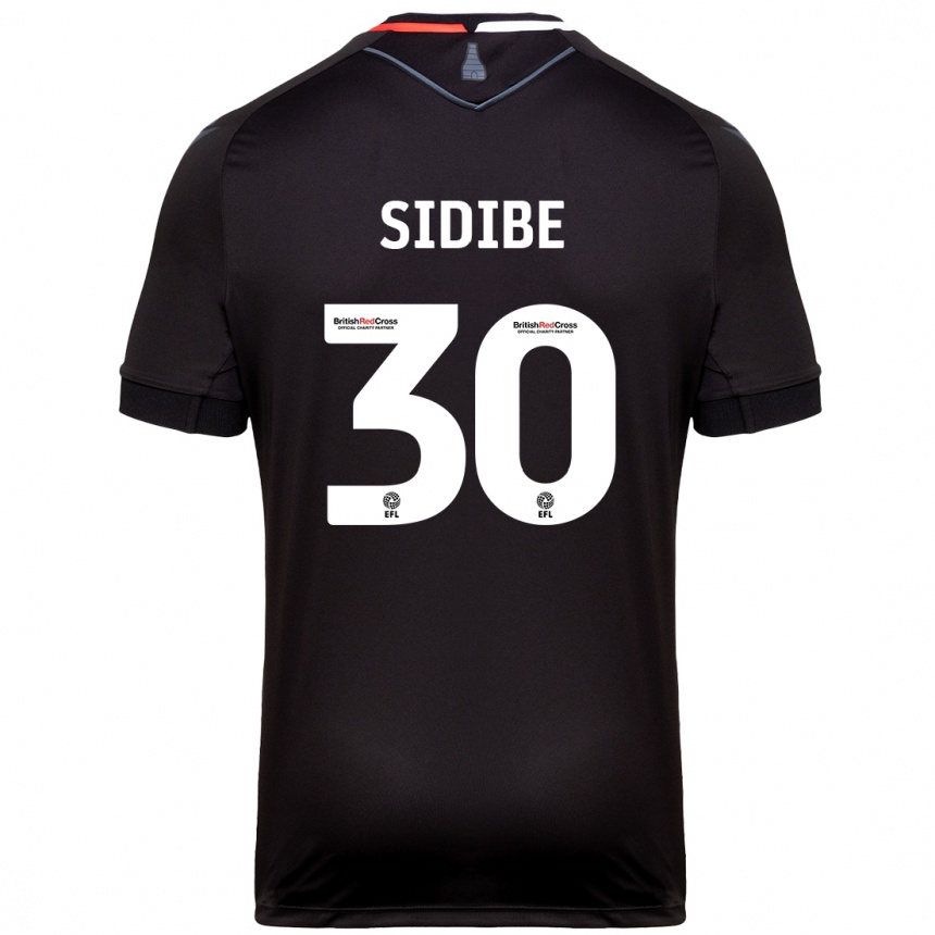 Hombre Fútbol Camiseta Souleymane Sidibe #30 Negro 2ª Equipación 2024/25