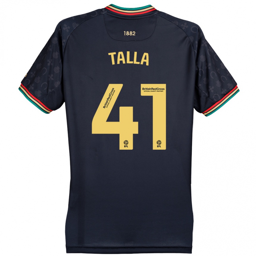 Hombre Fútbol Camiseta Lorent Talla #41 Azul Marino Oscuro 2ª Equipación 2024/25