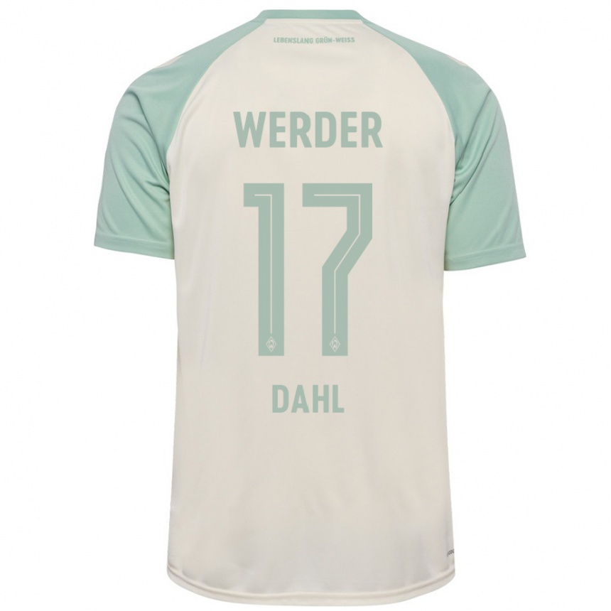 Hombre Fútbol Camiseta Amira Dahl #17 Blanquecino Verde Claro 2ª Equipación 2024/25