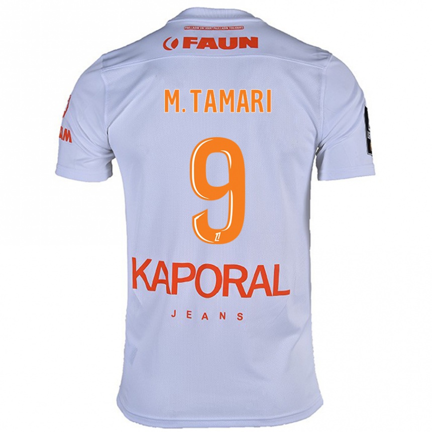 Hombre Fútbol Camiseta Mousa Tamari #9 Blanco 2ª Equipación 2024/25