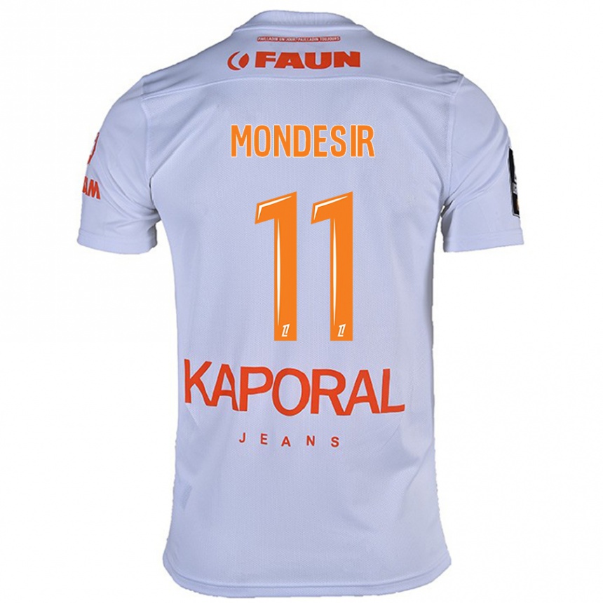 Hombre Fútbol Camiseta Nérilia Mondésir #11 Blanco 2ª Equipación 2024/25