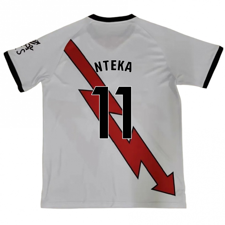 Hombre Fútbol Camiseta Randy Nteka #11 Rojo 2ª Equipación 2024/25