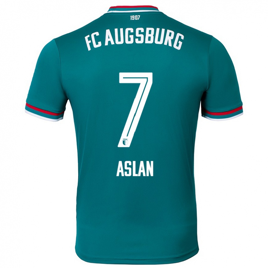 Hombre Fútbol Camiseta Berkay Aslan #7 Verde Oscuro 2ª Equipación 2024/25