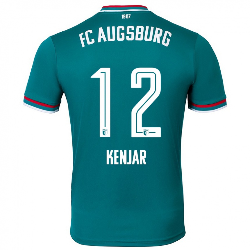 Hombre Fútbol Camiseta Alen Kenjar #12 Verde Oscuro 2ª Equipación 2024/25