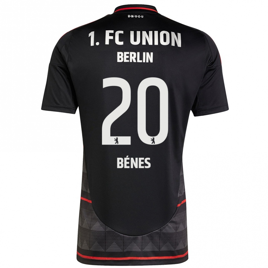 Hombre Fútbol Camiseta László Bénes #20 Negro 2ª Equipación 2024/25