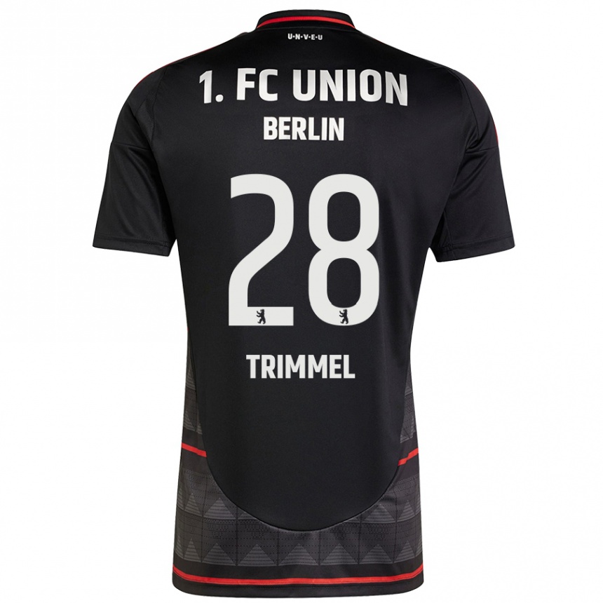 Hombre Fútbol Camiseta Christopher Trimmel #28 Negro 2ª Equipación 2024/25