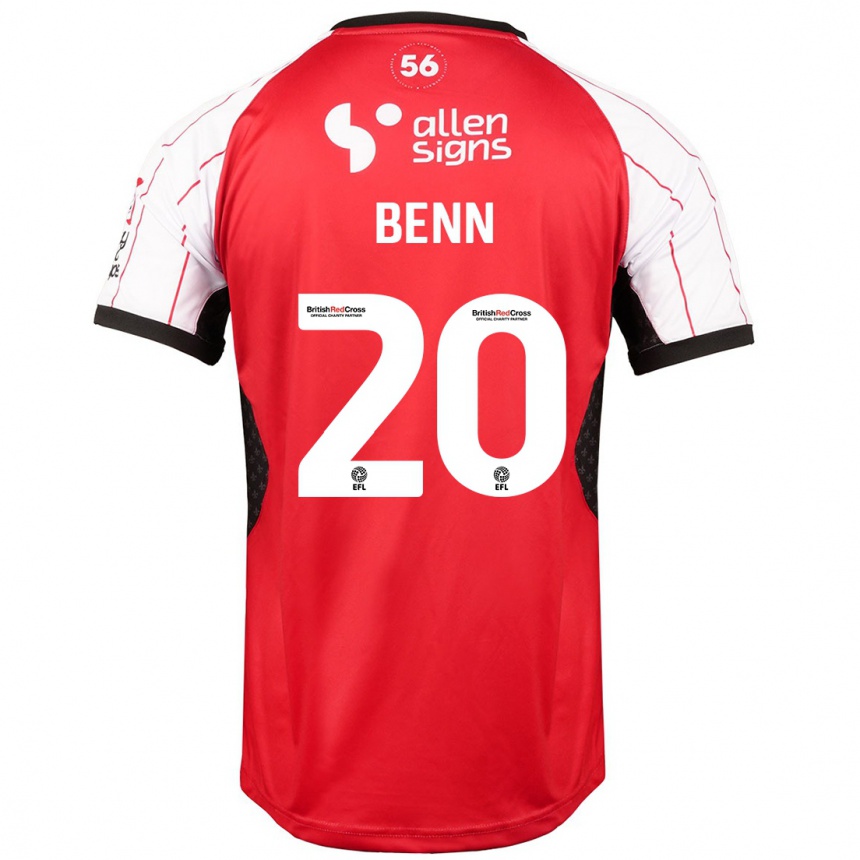 Mujer Fútbol Camiseta Jay Benn #20 Blanco 1ª Equipación 2024/25