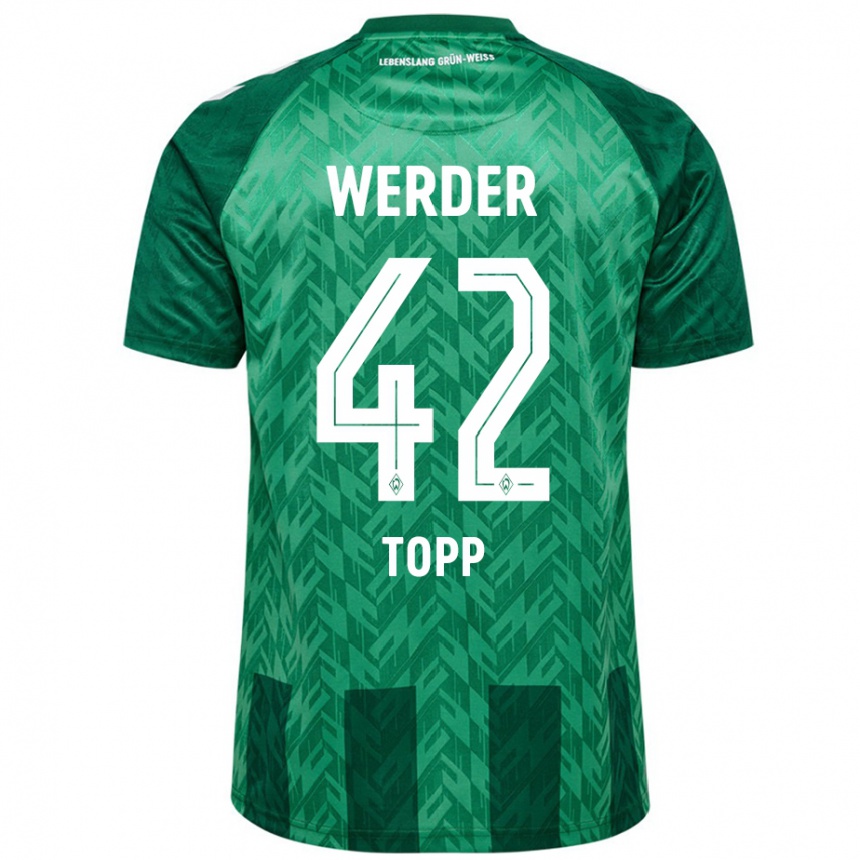 Mujer Fútbol Camiseta Keke Topp #42 Verde 1ª Equipación 2024/25