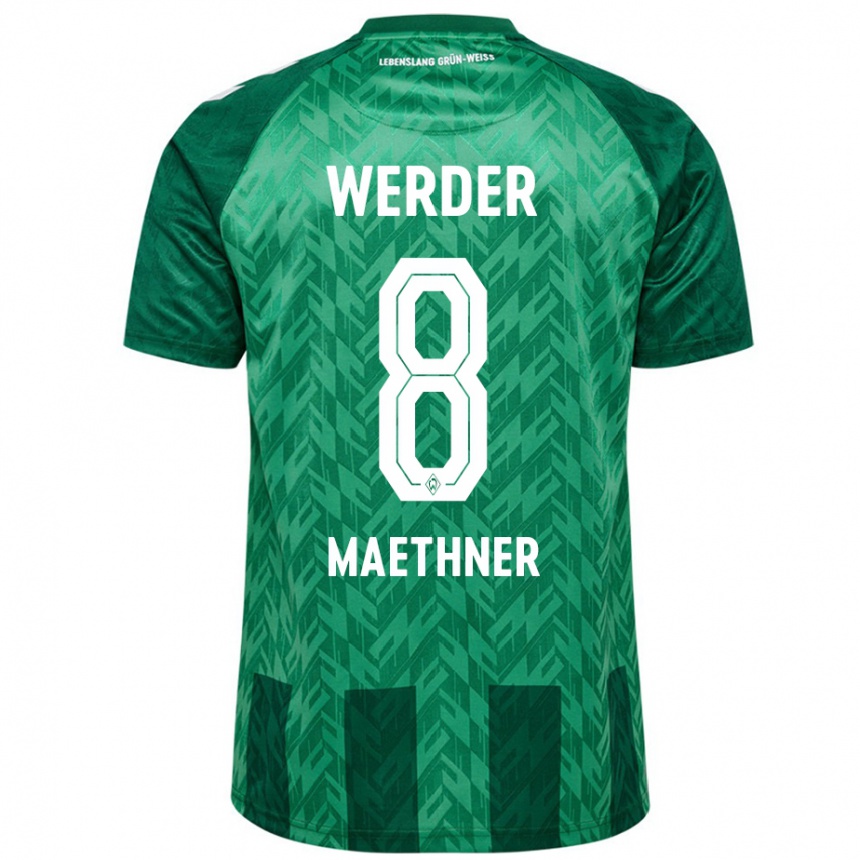 Mujer Fútbol Camiseta Finn Maethner #8 Verde 1ª Equipación 2024/25