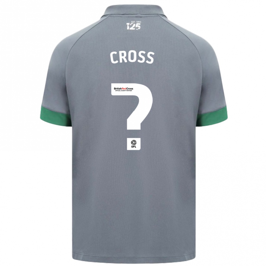 Mujer Fútbol Camiseta Alex Cross #0 Gris Oscuro 2ª Equipación 2024/25