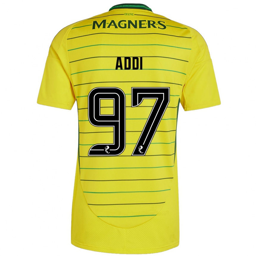 Mujer Fútbol Camiseta Imane Addi #97 Amarillo 2ª Equipación 2024/25