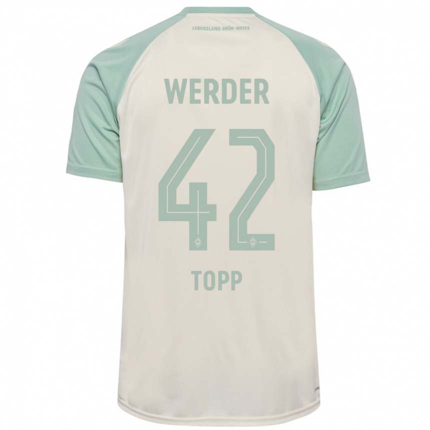 Mujer Fútbol Camiseta Keke Topp #42 Blanquecino Verde Claro 2ª Equipación 2024/25